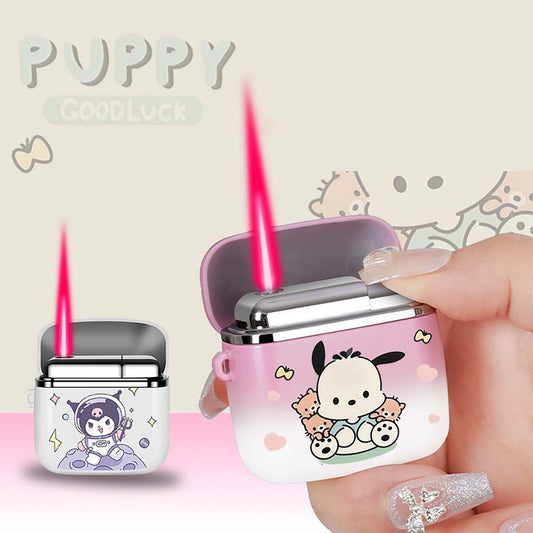 Windproof Lighter, Cute Cartoon Lighter, Headphone Design