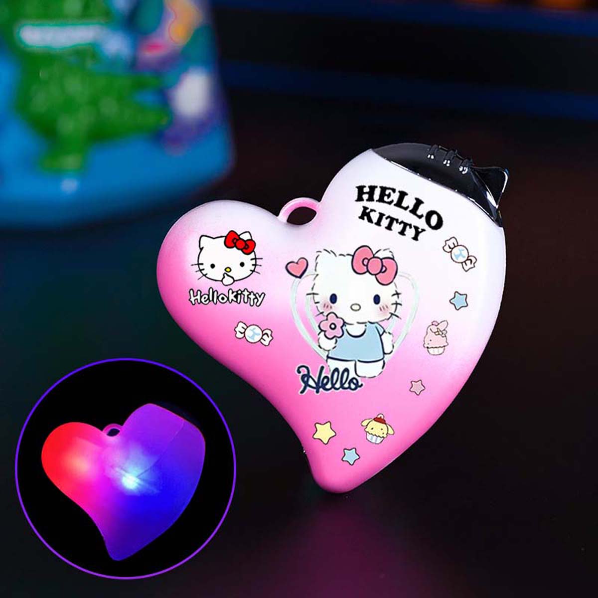 Sparkling Love Creative Shape Lighter, Pink Flame