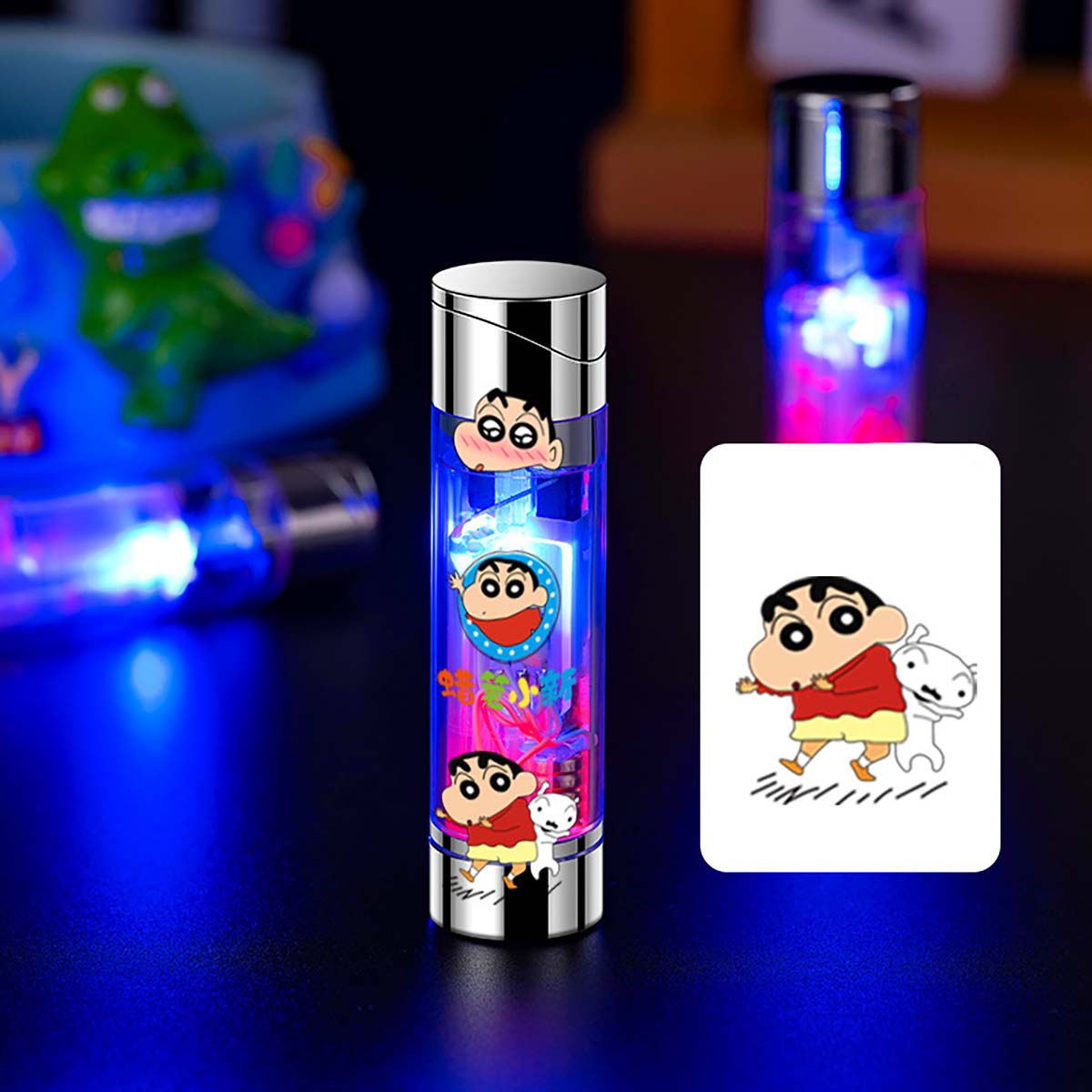 Cute Colorful Luminous Windproof Lighter, Creative and Personalized Lighter