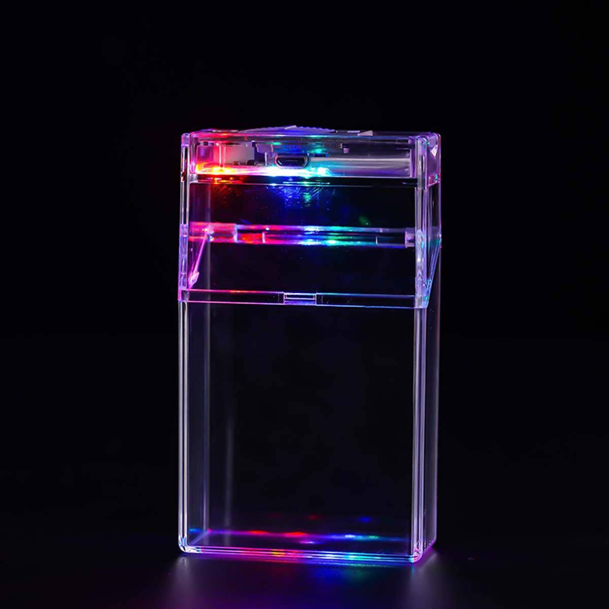 Cute Charging Cigarette Lighter Cigarette Box Integrated Windproof, Personalized Automatic Pop-up Cigarette Box