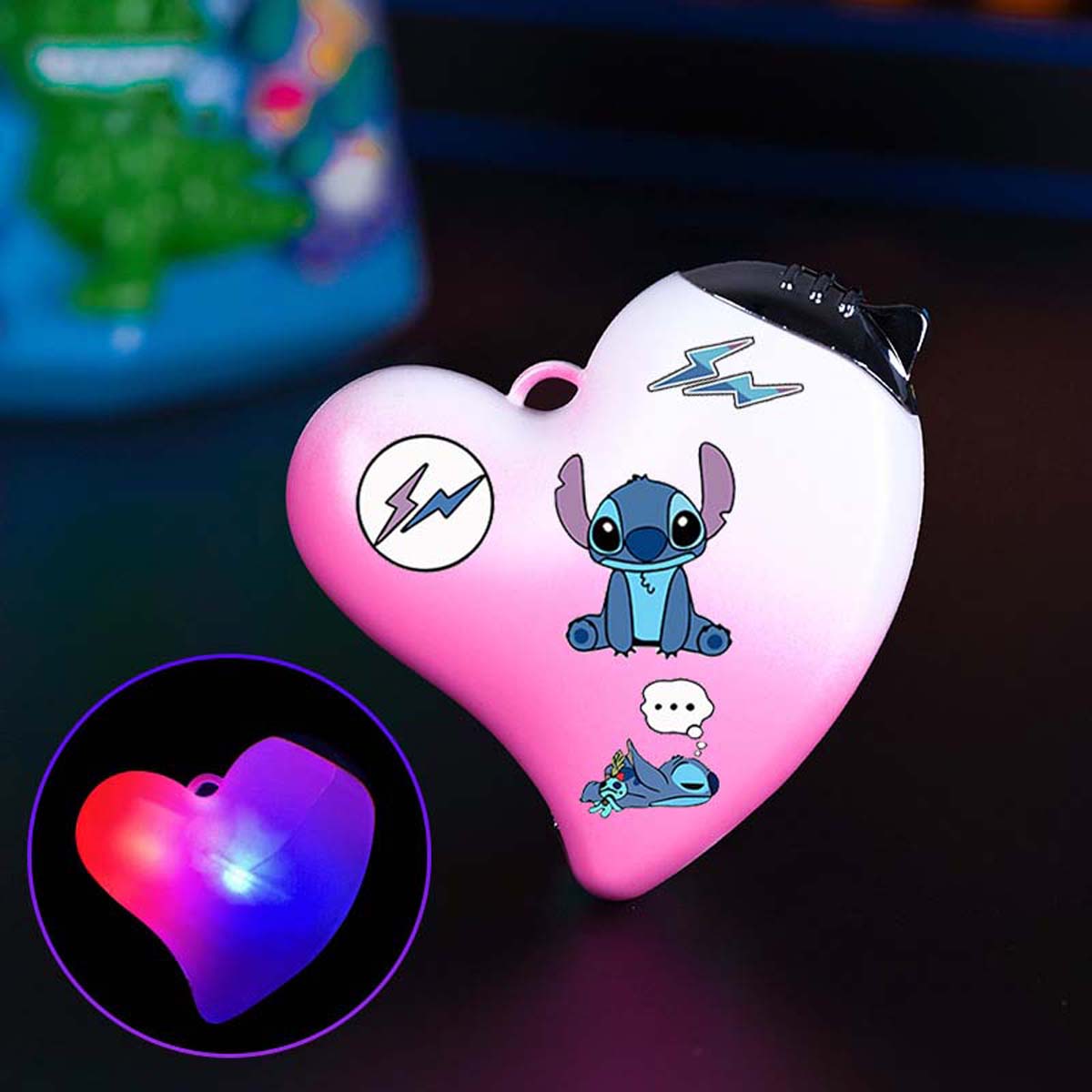 Sparkling Love Creative Shape Lighter, Pink Flame