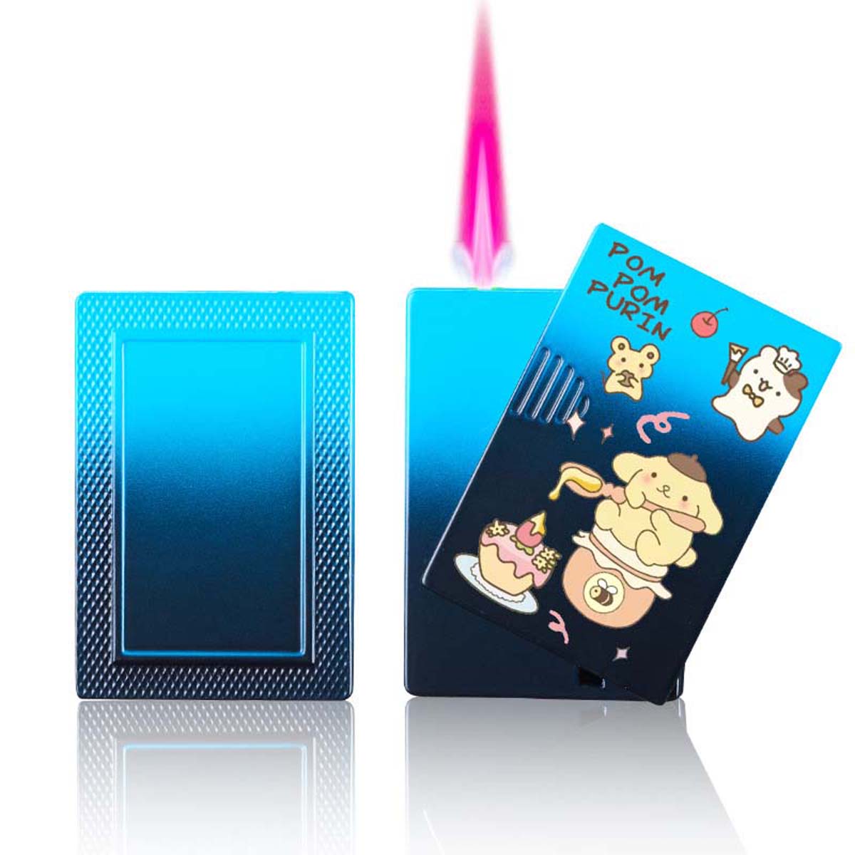 Cute Cartoon Lighter, Kawaii Lighter Pink Flame Windproof Gas Lighter ﻿